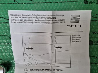 vnější kliky dveří lesklý chrom Seat Ibiza 2009-2017 6J00713 - 7