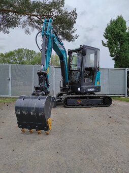 bagr, minibagr, motor Kubota , 3,8 tuny - 7