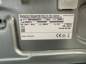 Pračka Siemens (245) - 7