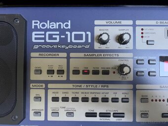 Roland EG-101 groovekeyboard - klavesy - MIDI Sampler - 7