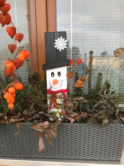 Sněhuláci - vánoční dekorace - 7