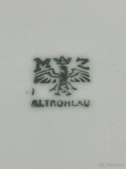 Starožitná jídelní porcelánový servis Altrohlau - 7