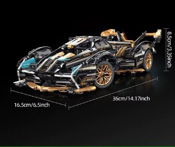 Stavebnice závodní auto Supercar - 7