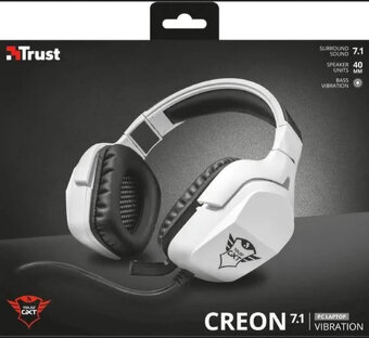 Trust 7.1 Creon GXT 354 Headset - Herní drátová sluchátka - 7