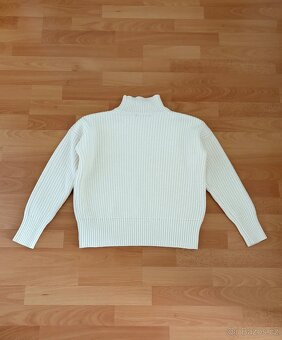 Bílý svetr vel. XS - 7