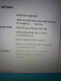 Acer E15 15.6 Procesor AMD A6 - 7