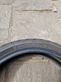 Pneu Michelin 190/55 ZR 17 + 120/70 ZR17 - 7