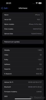 iPhone 14 Pro Max 256 GB Temně Fialový - 7