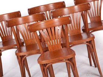 Populární bukové židle TON, 10 kusů. - 7