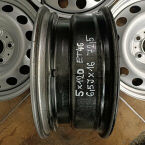 MINI 5X120 ET46 6,5JX16 72,5 Ocelové disky - 7