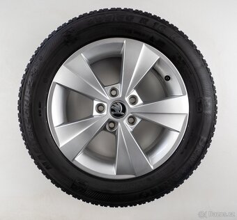 Škoda Octavia - Originání 16" alu kola - Zimní pneu - 7