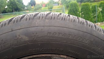 Kola 5x112 R16 zimní+ originální poklice VW - 7