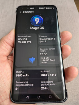 HONOR Magic 5 PRO 5G, RAM 12 GB / ROM 512 GB,v záruce - 7