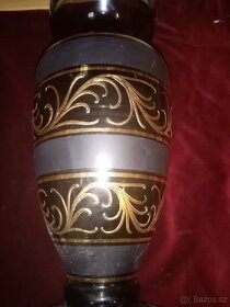 Starožitná skleněná váza nepoškozená - 7