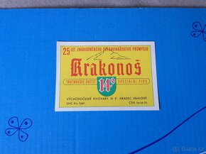 Pivní etikety výroční z r. 1970,1971, 1972, 1995 ,.... - 7
