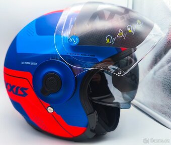 Helma na motorku nebo skútr. Sluneční clona. Vel. L. Nová - 7