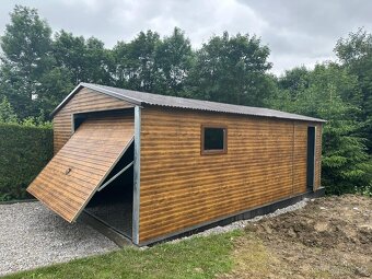 Plechová garáž 4,5x6m. - 7