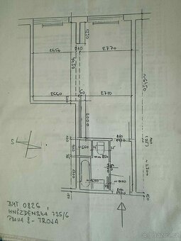 Pronájem byty 2+kk, 37 m2 - Praha - Troja, ev.č. 00056 - 7