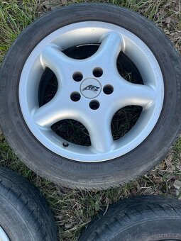 Alu kola AEZ 5x100, 4x, r15, letní pneu - 7