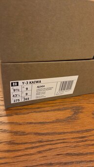 Adidas Y-3 KAIWA core white UK 9 - 7