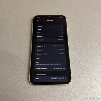 iPhone 11 64GB bílý, 100% baterie, rok záruka - 7