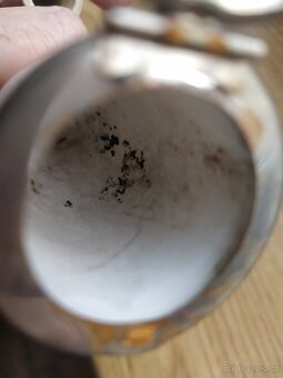 Staré porcelánové fajfky 54cm a 31cm - 7