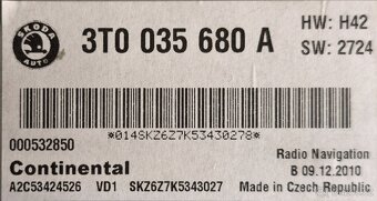 Columbus RNS510 3T0035680A LED aktualizované - 7