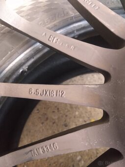 Sada ALU 18" z mercedesu - buď k opravě nebo k doplnění sad - 7