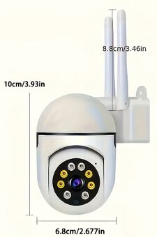 Bezpečnostní kamera - otočná, WIFI - 7