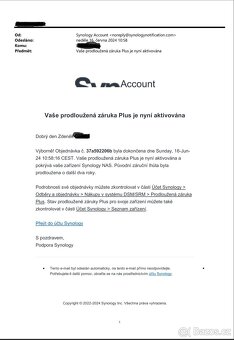 Synology NAS DiskStation DS223j, záruka do 14.2.2028 - 7