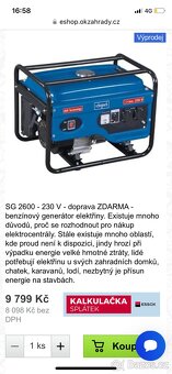 Elektrocentrála 2700W - 7