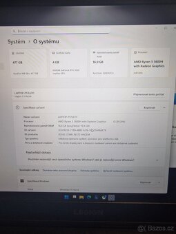 Lenovo Legion 5 • Ryzen 5 5600H • RTX 3050 • 16 GB RAM • 512 - 7
