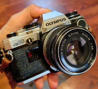Olympus OM-10 + 2x OM sklo + manual adapter - 7