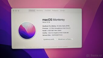 MacBook Pro Retina 13" (2015) 16GB/128GB, CZ iOS nová bater - 7