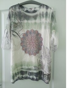 Halenka - tunika mandala, 2 vrstvy, vel. L - XL - 7