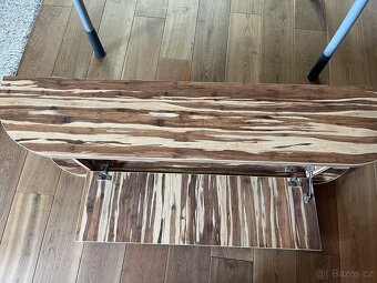 Tv závěsná skříňka + psací stůl + závěsná skříňka - 7