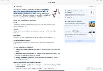 Uzdečka na jízdu bez udidla - 7