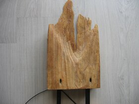 Designová dřevěná lampička - 7