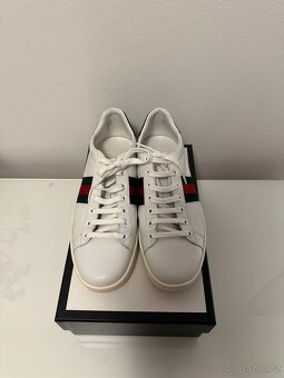 GUCCI Ace leather low trainers - 7