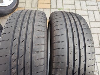 ALU 5x114.3 r16 KIA + LETNÍ PNEU - PĚKNÁ SADA - 7