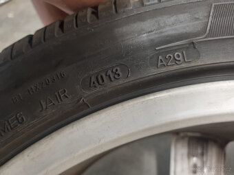 Originál alu kola R19 Audi + zimní pneu 235/45 - 7
