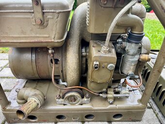 Vojenská elektrocentrála NS600 + náhradní díly - 7