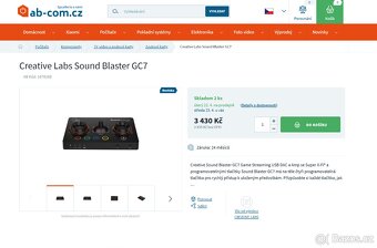 Sound Blaster GC7 - 7