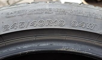 2x letní pneu Bridgestone 245/40 R19, 2023 - 7