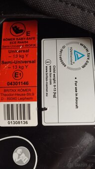 Britax Romer babysave do 13kg - 7