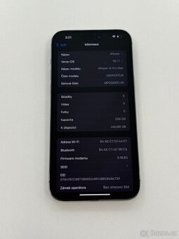 iPhone 14 PRO MAX 256GB ✅ JAKO NOVÝ - 7