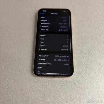 iPhone 13 Pro 256GB gold, pěkný stav, 12 měsíců záruka - 7