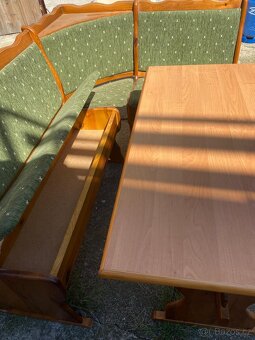 Rohový jídelní set - 7