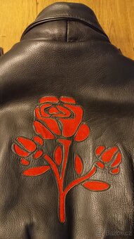 Motorkářská kožená bunda dámská vel. M - 7