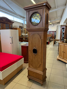 Anglické dubové podlahové bicí hodiny - 7